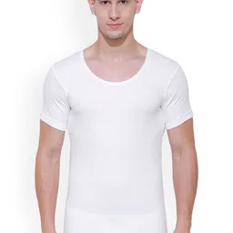 BODYCARE INSIDER Men Off White Solid Thermal Top B106_95-picture-22