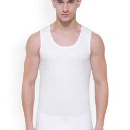 BODYCARE INSIDER Men Off White Solid Thermal Top-picture-26