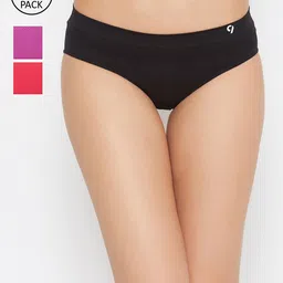 C9 AIRWEAR Women Pack Of 3 Assorted Basic Briefs P1119-image-63