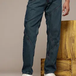 The Roadster Life Co. Men Pure Cotton Light Fade Panelling Jeans-image-10