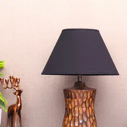 THE LIGHT STORE Brown Self-Design Bedside Standard Table Lamp-picture-17