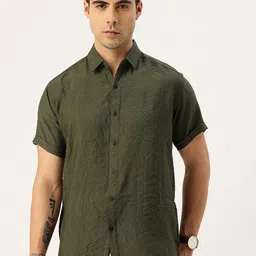 FIFTY TWO Spread Collar Casual Shirt-picture-13