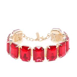 YouBella Red Gold-Plated Stone Studded Bracelet-picture-19