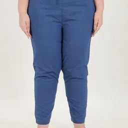 Aramya Women Pure Cotton Mid Rise Trousers-image-28