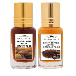 menjewell Kasturi Musk & Light Coffee Attar - pack of 2-picture-43
