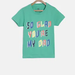 MINI KLUB Boys Green Printed Round Neck T-shirt-picture-14