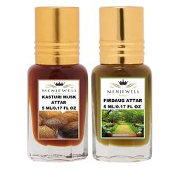 Menjewell Unisex Kasturi Musk Set Of 2 Attar-picture-22
