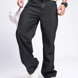 glitchez Men Light Fade Wide Leg Jeans-picture-10