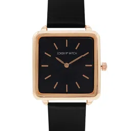JOKER & WITCH Women Black Emily Square Dial Analogue Watch AMWW407-picture-20