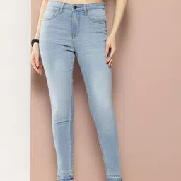 Harvard Women Skinny Fit High-Rise Light Fade Stretchable Jeans-image-93