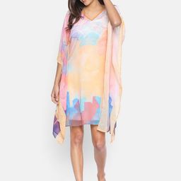 The Kaftan Company Women Yellow & Blue Pritned Kaftan Cover-Up Dress RW_PY_MOANA54-picture-29