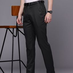 Raymond Men Slim Fit Formal Trousers-picture-8