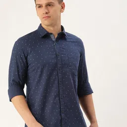 Parx Men Slim Fit Pure Cotton Printed Casual Shirt image 1