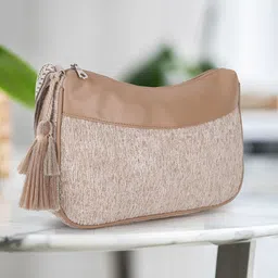 Anekaant Structured Sling Bag With Tassells-picture-44