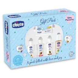 Chicco Baby Moments Caring Gift Set For Babies -Blue-picture-1