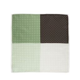 The Tie Hub Men Green & White Printed Silk Pocket Square-picture-45
