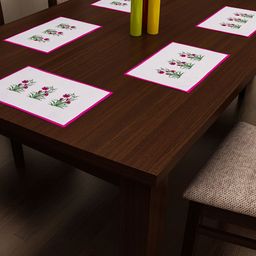 SEJ by Nisha Gupta Set of 6 Multicoloured Printed Table Placemats-picture-9