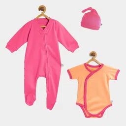 cherrytoes Kids Set Of 3 Onesie and Beanie Gift Set-picture-55