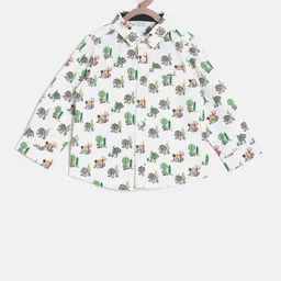MINI KLUB Boys Multicoloured Regular Fit Printed Casual Shirt-picture-15