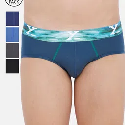 XYXX Pack of 5 Ultra Soft Briefs XYBRF5PCKN37-image-27