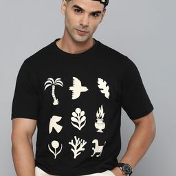Flying Machine Pure Cotton Graphic Printed Casual T-shirt-picture-16