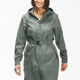Quechua By Decathlon Women Green Knee Length Waterproof Rain Jacket-picture-36