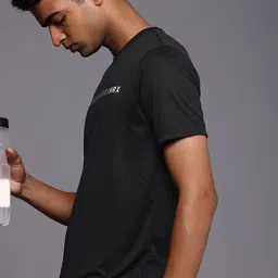 HRX by Hrithik Roshan Brand Logo Printed Rapid-Dry Running T-shirt-picture-35