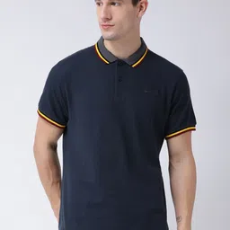Club York Polo Collar Regular Fit Applique T-shirt-picture-23