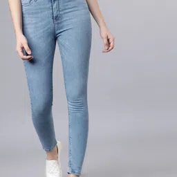 Tokyo Talkies Women Blue Super Skinny Fit Mid-Rise Clean Look Stretchable Jeans-picture-22