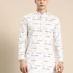 simaaya Sayisha Men Geometric Printed Straight Kurta-picture-31