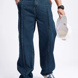 glitchez Men Effortlessly Cool Wide Leg Jeans-picture-35