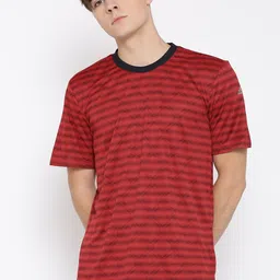 ADIDAS Red MEI AZ JSY Polyester Printed T-shirt-picture-45