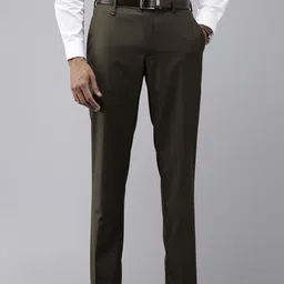 Van Heusen Men Slim Fit Formal Trousers image 1