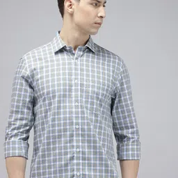 ColorPlus Checked Pure Cotton Casual Shirt image 1