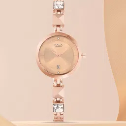 Titan Raga Viva Women Rose Gold Analogue watch NL2606WM01-image-11