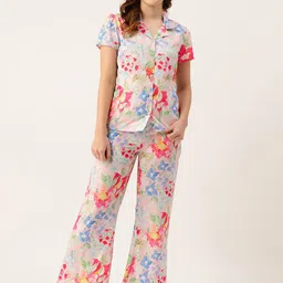 ETC Floral Printed Night Suit-picture-34