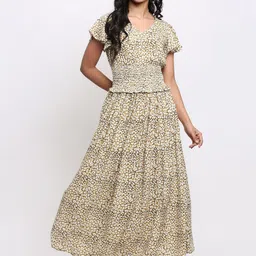 Slenor Women Multicoloured Printed Maxi Dress-image-50