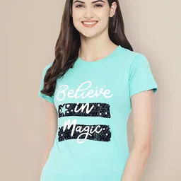 Metronaut Women Typography Printed T-shirt-image-74