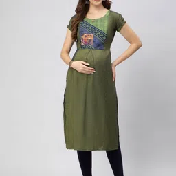 CEE-18 Geometric Printed Cotton Maternity Kurta-picture-13