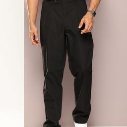 Kook N Keech Men Smart Relaxed Fit Pleated Trousers-picture-15