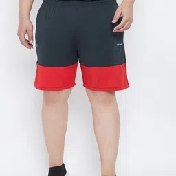 bigbanana Men Teal Solid Regular Fit Sports Shorts-picture-34