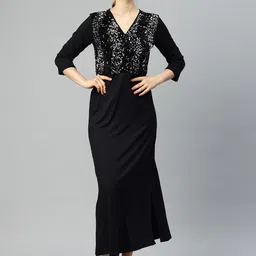Cottinfab Embellished Maxi Dress-picture-37