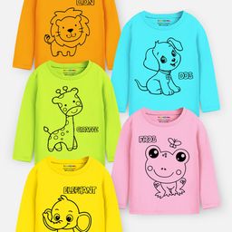YK X Trampoline Boys 5 Printed Applique T-shirt-picture-38