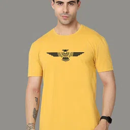 STELLERS Graphic Printed Knitted Cotton T-shirt-image-49