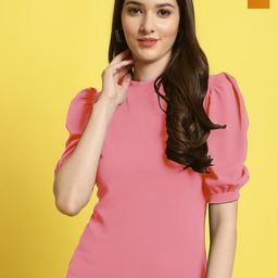 Metronaut Women Pack Of 2 Puff Sleeves Crop Top-picture-14