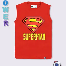 YK X Minute Mirth Boys Superman Printed T-shirt image 1