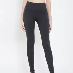 Reebok Women Black Solid WOR MYT Seamless Tights-picture-21