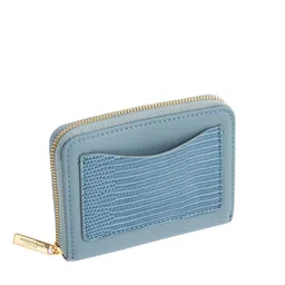 Accessorize London Women Faux Leather Navy Mini Coin Purse-image-87
