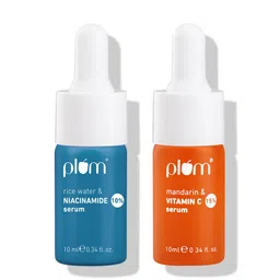Plum Set of 2 Face Serum - 10ml each - Mandarin & 15% Vitamin C + 10% Niacinamide-picture-35