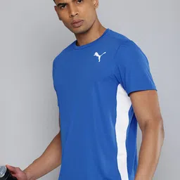 Puma Cross the Line 2.0 Checked Running Sports T-shirt-picture-16